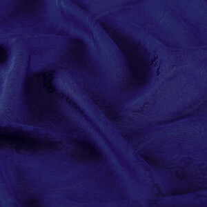 All Seasons Sax Blue Sky Rose Print Scarf - Thumbnail