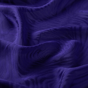 All Seasons Sax Blue Zebra Print Monogram Scarf - Thumbnail