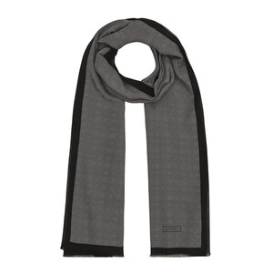 ipekevi - All Seasons Silver Monogram Scarf (1)