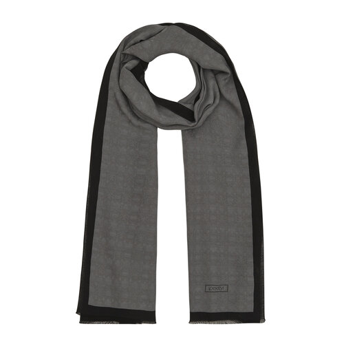 All Seasons Silver Monogram Scarf