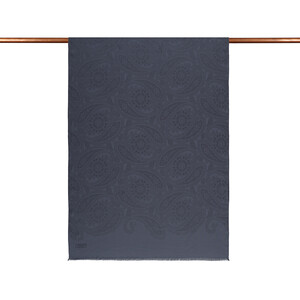 All Seasons Silver Sky Rose Print Scarf - Thumbnail