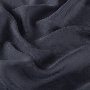 All Seasons Silver Sky Rose Print Scarf - Thumbnail