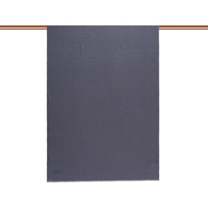ipekevi - All Seasons Silver Zebra Print Monogram Scarf (1)