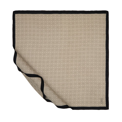 All Seasons Stone Cheetah Monogram Scarf