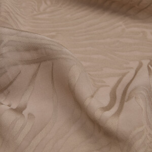 All Seasons Stone Zebra Print Monogram Scarf - Thumbnail