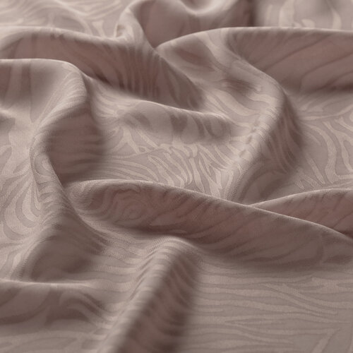 All Seasons Stone Zebra Print Monogram Scarf