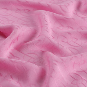 All Seasons Sugar Pink IE Monogram Scarf - Thumbnail
