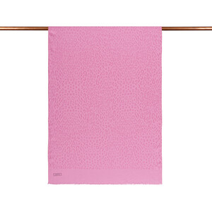ipekevi - All Seasons Sugar Pink Leopar Print Monogram Scarf (1)