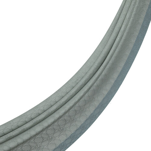 All Seasons Water Green Monogram Scarf