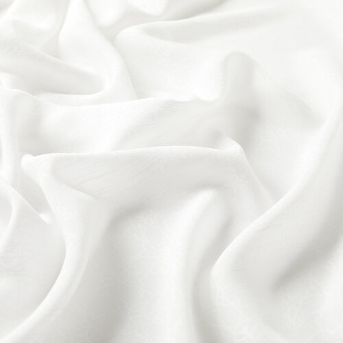 All Seasons White Cheetah Monogram Scarf