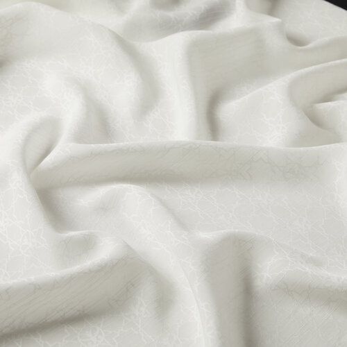 All Seasons White Monogram Scarf