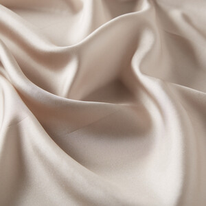 ipekevi - Almond Plain Silk Twill Scarf (1)