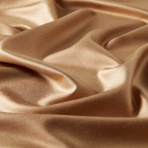 Almond Reversible Silk Neck Scarf - Thumbnail
