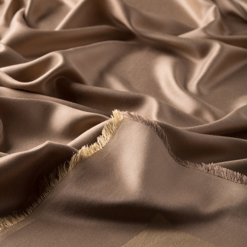 Almond Reversible Silk Scarf