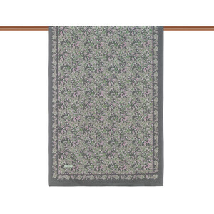 ipekevi - Anthracite Mezopotamya Model 06 Print Tencel Scarf (1)