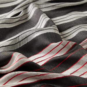 ipekevi - Anthracite Organza Silk Scarf (1)