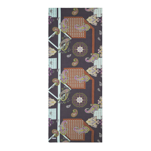 Anthracite Palace Way Print Tencel Scarf