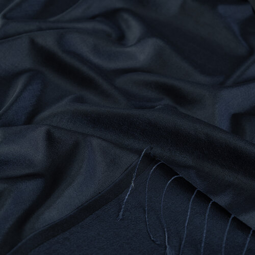 Anthracite Plain Silk Scarf