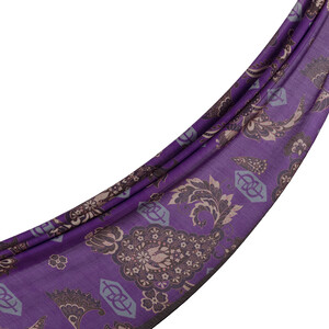 ipekevi - Anthracite Purple Serenad Tencel Scarf