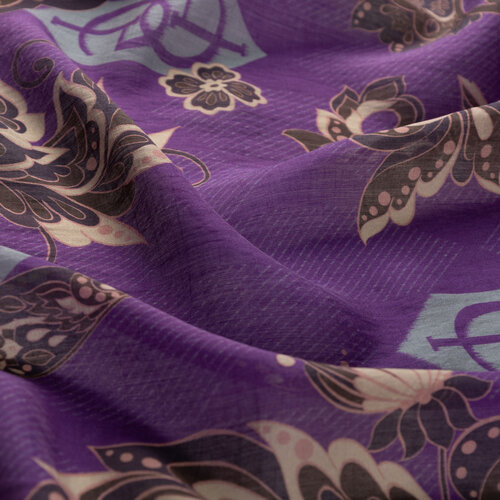 Anthracite Purple Serenad Tencel Scarf