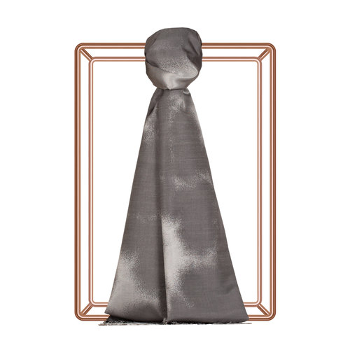 Anthracite Spray Paint Print Silk Scarf