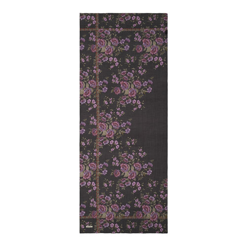 Anthracite Spring Frame Print Tencel Scarf