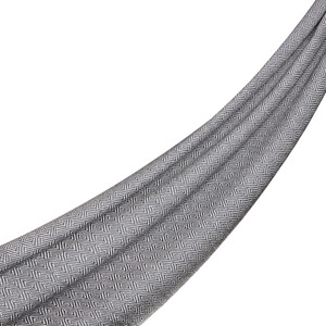 ipekevi - وشاح صوف رجالي لون رمادي