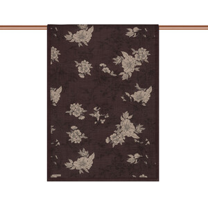ipekevi - Ash Brown Azalea Print Tencel Scarf (1)