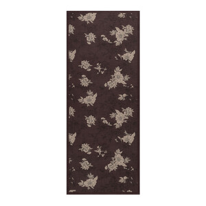Ash Brown Azalea Print Tencel Scarf - Thumbnail