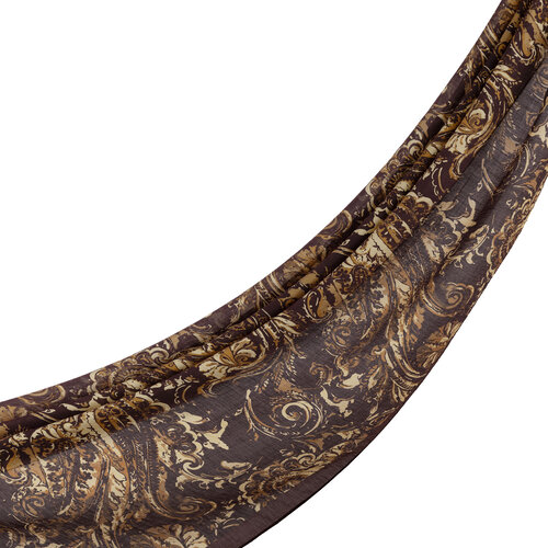 Ash Brown Breeze Print Tencel Scarf