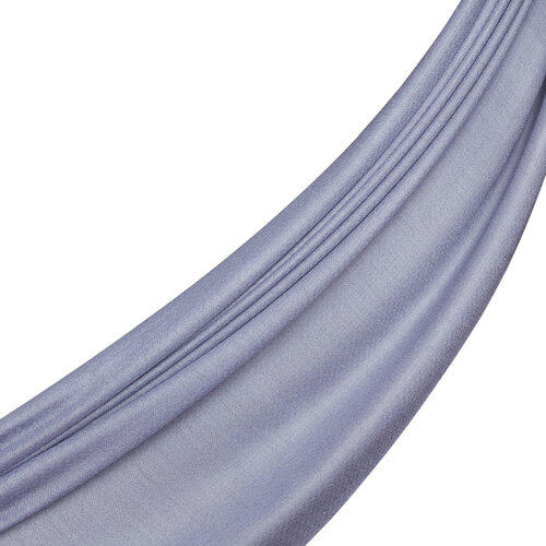 Ash Gray Wool Silk Scarf