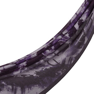 ipekevi - Elegant Purple Mono Brush Print Tencel Scarf