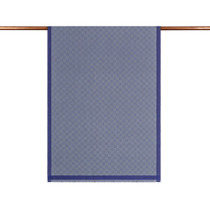 ipekevi - Baby Blue Checkered Wool Silk Scarf (1)
