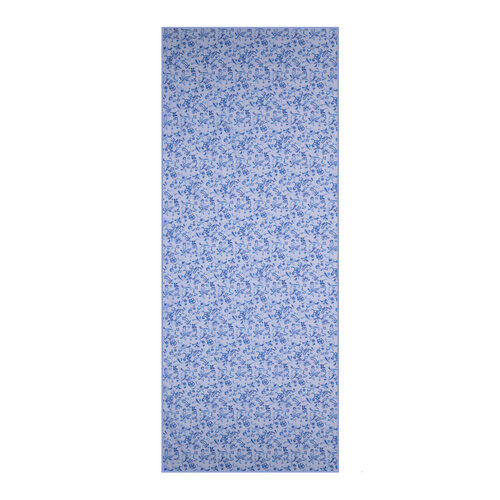 Baby Blue Eastern Garden Cotton Scarf