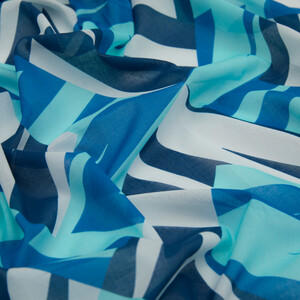 ipekevi - Baby Blue Fourway Cotton Scarf (1)