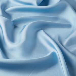 Baby Blue Frame Silk Twill Scarf - Thumbnail