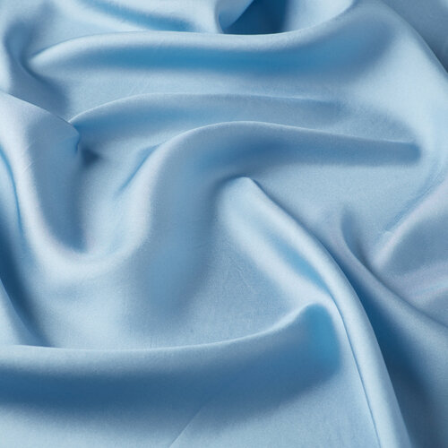 Baby Blue Frame Silk Twill Scarf