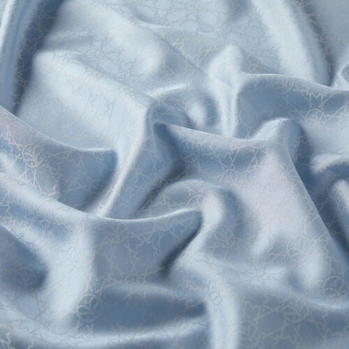 Baby Blue Mini Seljuk Monogram Scarf