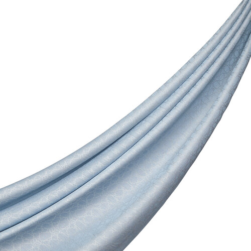 Baby Blue Mini Seljuk Monogram Scarf