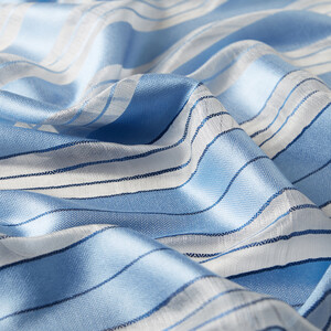 ipekevi - Baby Blue Organza Silk Scarf (1)