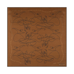 ipekevi - Bal Köpüğü Rumi Saten İpek Mendil