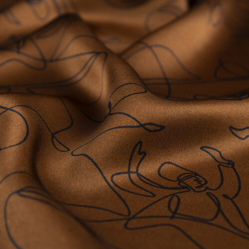 Bal Köpüğü Rumi Saten İpek Mendil