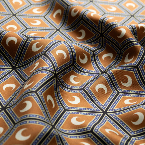 Bal Köpüğü Şam İşi Sedef Desenli Tivil İpek Eşarp