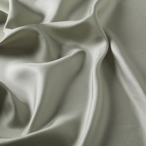 Beach Beige Plain Silk Twill Scarf