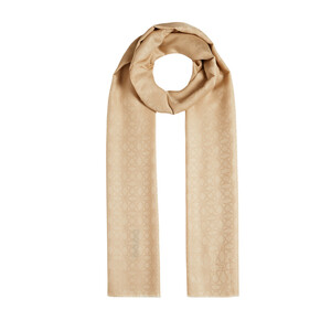 ipekevi - Beige Mini Seljuk Monogram Scarf (1)