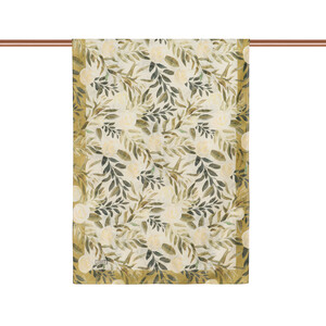 ipekevi - Beige Pergola Rose Cotton Scarf (1)