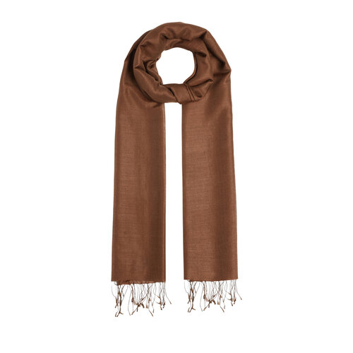 Bitter Coffee Cashmere Silk Prime Scarf