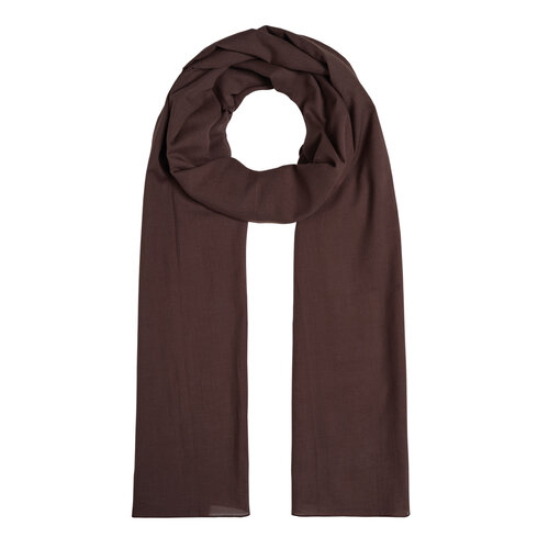 Bitter Coffee Plain Cotton Scarf