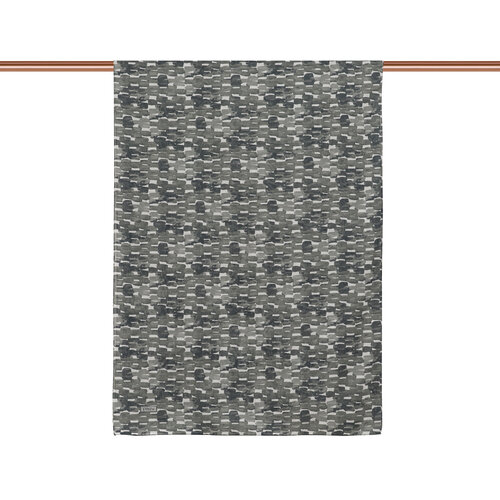 Black Abstract Chain Cotton Scarf