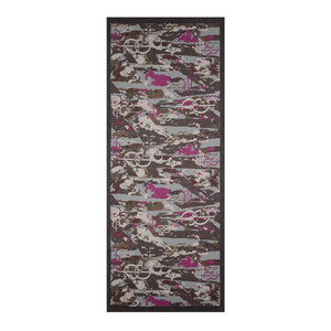 Black Arenya Print Tencel Scarf - Thumbnail
